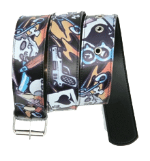 GUN SKULL CARD BLACK