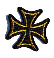 BLACK & GOLD IRON CROSS