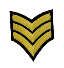 YELLOW SEARGENT STRIPES