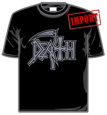 DEATH - LARGE SILVER LOGO
